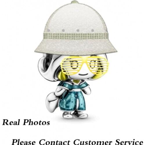 2021 Autumn New S925 Silver Jasmine Charm, Classic Original 1:1diy Jewelry To Send Ladies Bracelet Accessories Gifts