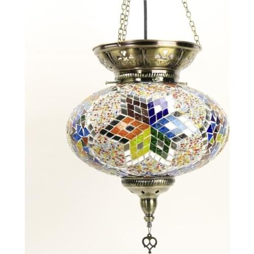 Newest Stytle Turkey Ethnic Customs Handmade Mosaic Lamp Romantic Cafe Restaurant Bar Tree Pendant Light Bar Pendant Lamp lustre