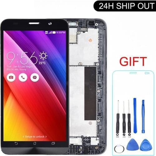 Original 5.5'' inch LCD Display Digitizer for ASUS Zenfone 2 ZE551ML Z00AD Z00ADB Z00ADA Touch Screen Assembly with Frame