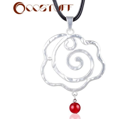 Silver Color Hollow Flower Pendant Long Chain Necklace Vintage Costume Body Jewelry for Women Collares Suspension Chokers