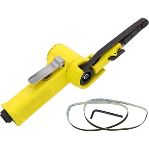 Industrial Air Belt Sander Sanding Machine Pneumatic Polishing Tools Air Angle Grinding Machine 10X330mm