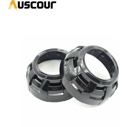 2pcs 3.0 inch H4 Easy Install Koito Q5 Bixenon hid projector lens shroud Mask cover LHD RHD headlight car styling Modify