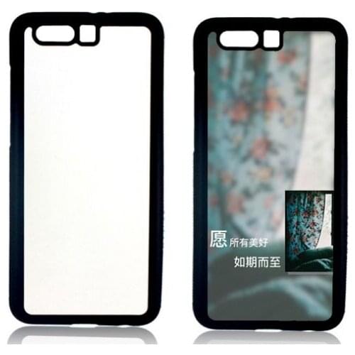 Blank 2D Sublimation TPU+PC rubber Case for Huawei Honor 9 with Aluminum Inserts 10pcs/lot