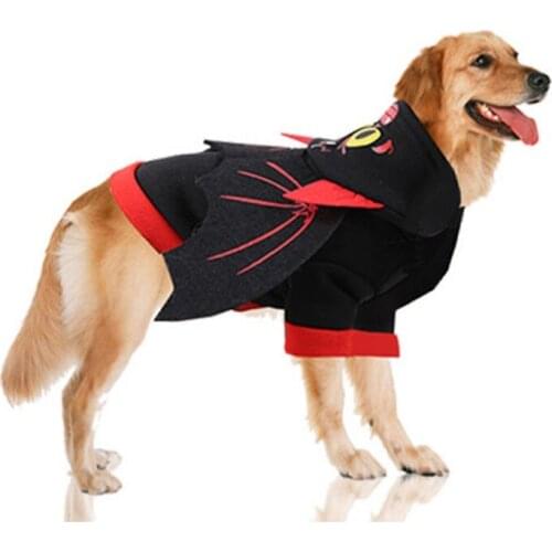 Halloween Christmas Dog Costume Funny Pet Dog Clothes Bat Wing Cosplay Dress Up Kitten Party Clothing