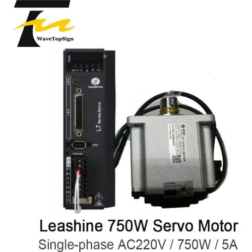 Leadshine 750W Servo Motor ACM2-08008H2F1-E23-65 23 Bit +Servo motor driver L7-750 750W holder 80x80