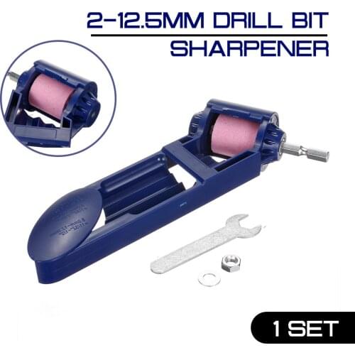 Grinding Wheel Drill Bit Sharpener 2-12.5mm Portable Corundum for Drill Polishing Grinder Tools for Drill Sharpener Power Tool