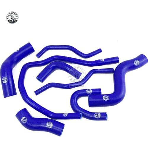 Silicone Radiator Heater Coolant Hose For VW GOLF GTI 2.0T FSI TURBO MK5 03-09 (8Pcs) Red/Blue/Black