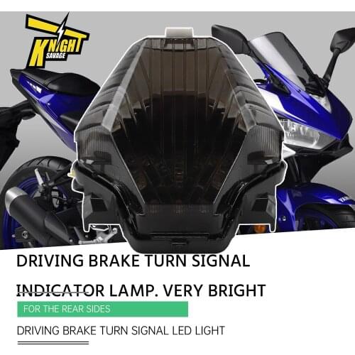 Motorcycle LED Taillights Rear Light Turn Signal Indicator Lamp For YAMAHA YZF R25 R3 MT07 03 25 FZ07 Integrated Tail Accessorie