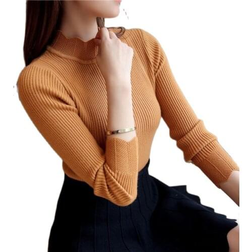 Ladies winter turtleneck 2016 new head tight knit shirt female long sleeve winter thickening