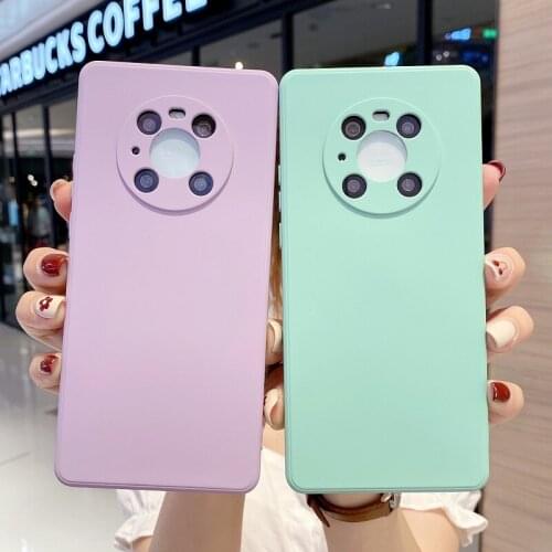 Liquid Silicone Phone Case For Honor V40 V30 30 30S V20 20 20S V10 10i 20i 10 9X 9 8X 8A Pro Lite Max Back Cover