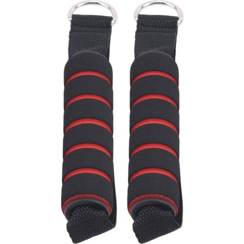 1pc Tricep Rope Cable Attachment Handle Bar Resistance Gym Training Band D-Ring Spring Pull Rope Cable Bar Elastic String