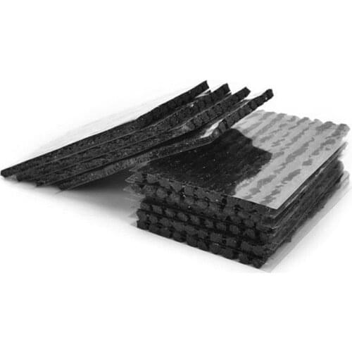 50PCS 100mmX3.5mm Auto&Motor​cycle Black Tyre Tubeless Seal Strip Plug Tire Puncture Repair Recovery