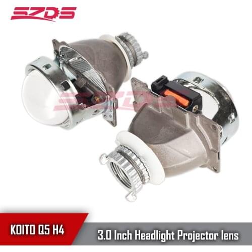Auto Car Headlight 3.0 inch Bi-xenon Projector Lens KOITO Q5 H4 Retrofit Hid Xenon D2S D2H Bulbs Modify Optical lens