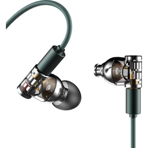 DD ddHiFi E2020A (Janus) Dual Sockets Dynamic In-Ear Monitors IEMs with 2.5mm MMCX Changeable Cable & Storage Case & Cable Clip