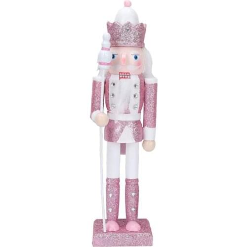 Nutcracker Soldier Ornament Wooden Nutcracker Walnut Soldier Puppets Christmas PartyPendant Navidad Pendant Navidad Decoration