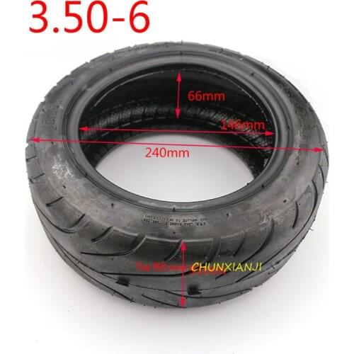 Good quality 3.50-6 Vacuum tyres 10 inch explosion proof tire fits Electric Scooter Balanced Scooter Motorcycle accessories