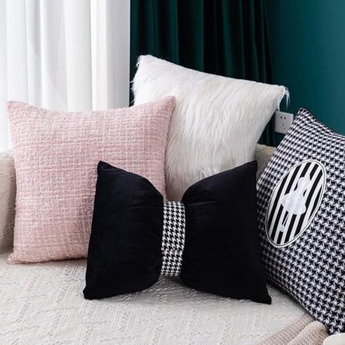 FSISLOVER HOT Luxury Cushion Cover New Arrival Jacquard Pillow Cover Home Deco Bedside Sofa Back Waist Pillowcase