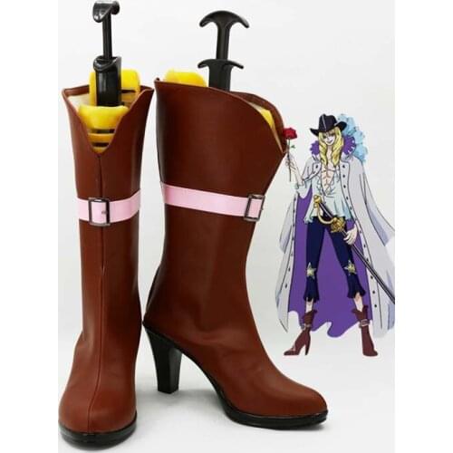 Custom Made Japanese Anime Brown One Piece Cavendish Cosplay Shoes For Christmas Halloween Party Birthday CosplayLove