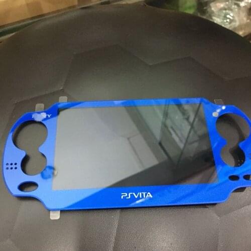 Blue/red Original 90% new for ps vita for psvita psv 1000 lcd display screen with touch digital assembled without frame