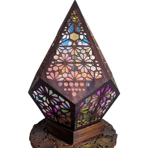 Solar Led Light Outdoor Floor Lamp Plastic Bohemian Light Bohemian Style Decor Gift For Home Garden Jdh88