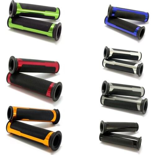 Universal 7/8" 22mm Motorcycle Handle Handlebar Hand Bar Grip For Kawasaki Honda Yamaha Suzuki Benelli Ducati Aprilia BMW