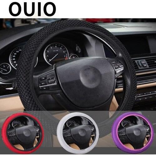 Universal Car Steering Wheel Cover Breathable Skid for BMW E46 E90 E60 F30 E39 E36 F20 E87 E92 E30 X5 E70 E91 M serie 1 G30 E34