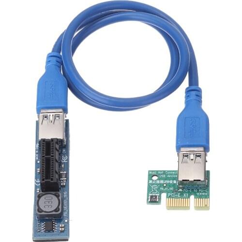 New Arrival USB 3.0 PCI-E 1x Extension Cable PCI Express Network Card Interface Extension Cord For Computer Motherboard