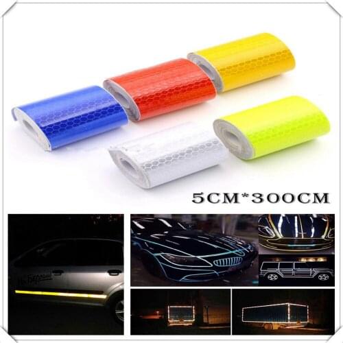 Car Reflective auto Adhesive Sticker Decal Decoration Warning Tape Film for Honda FCX Brio 3R-C Skydeck P-NUT Legend