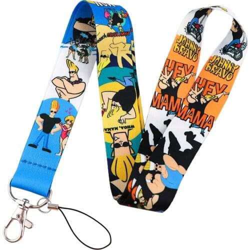 YL276 Anime Neck Strap Lanyards Keychain ID Card Pass Hang Rope Lariat Lanyard Key Chain Key Ring Badge Holder