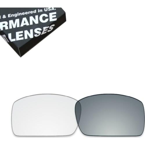 ToughAsNails Replacement Lenses for Oakley Oil Drum Sunglasses Photochromic Clear Color (Lens Only)