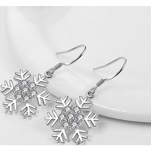 Snow Stud Earrings Women Fashion Jewelry Accessories Jewelry Female Party Gifts for Ladies Ear Earing Body Decoration