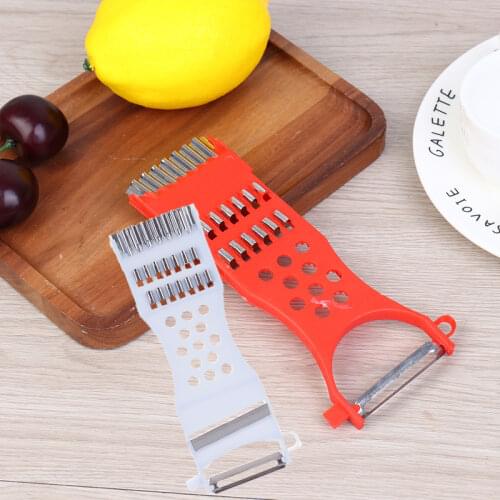 1 Pcs Multifunction Kitchen Gadgets Vegetable Fruit Peeler Parer Julienne Cutter Tools Stainless Steel Blade Salad Making Tool