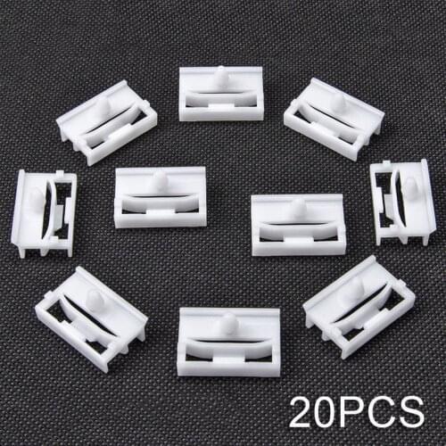 20x Plastic Side Skirt Trim Moulding Car Clips for BMW 3 Series E36 E46 E90 E91 Auto Fender Bumper Nylon Rivet Retainer Clips