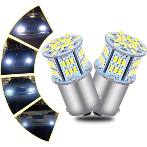 2X 1156 BA15S P21W LED Bulb Car Turn Signal Light Reserve Lamps Auto Brake Light Error Free For Kia Rio Sorento Ceed Cerato