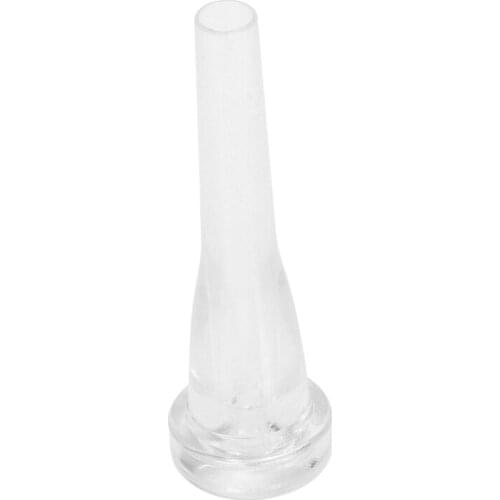 ABS Trumpet Mouthpiece Meg 7C Size for Bach Beginner Musical Trumpet Accessories Parts or Finger Exerciser,White