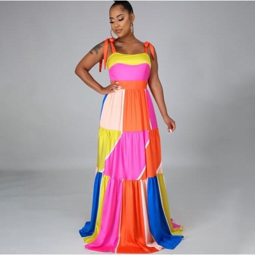 African Dresses For Women Long Maxi Dress 2021 Dashiki Patchwork Pleated African Clothes Africa Clothing Christmas Robe