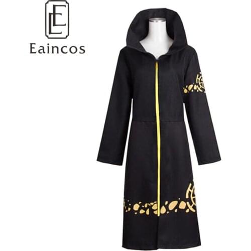 Anime One Piece Two Years Later Trafalgar Law Cosplay Halloween Party Costume Unisex Cloak