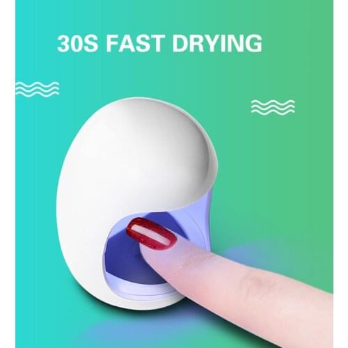 Quick Dry SUN Mini UV LED Nail Lamp Portable USB Small Nail Dryer Cure Gel Polish Nail Art Machine
