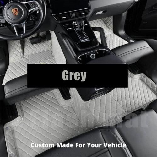 WLMWL Custom leather car mat for Ford focus kuga ecosport explorer mondeo fiesta mustang automobile carpet cover Car-Styling