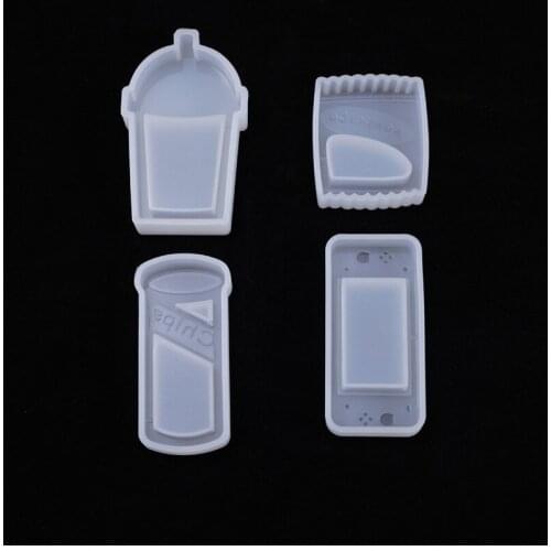 DIY Resin Crystal Epoxy Mould Quicksand Candy Biscuit Pendant Bag Decoration Decoration Silicone Mould
