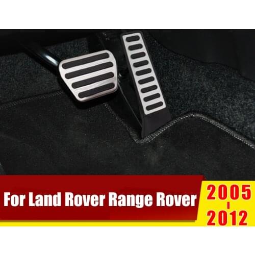 For Land Rover Range Rover Vogue l322 2005-2012 Stainless Car Accelerator Gas Pedal FootRest Brake Pedals Cover Case Accessories