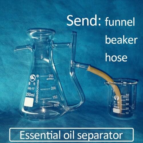 Essential oil hydrolate separator essential oil collector extraction separation bottle fractionation bottle 250 500 1000ml