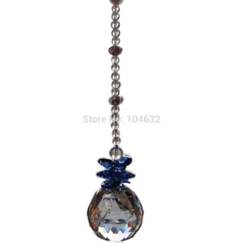 Feng shui 30mm crystal ball&14mm octagon beads healing crystals suncatcher wedding decoration,crystal chandelier parts 1865-1