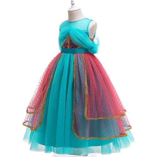Baby Girls Princess Carnival Dresses Girl Cosplay Dance Party Costume Kids Prom Ball Gown Long Clothes Children Birthday Clothes