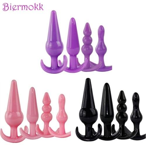 Mini Silicone Anal Plug Beads Jelly Toys Skin Feeling Dildo Adult Sex Toys for Men Butt Plug Sex Products Sex Toys for Women