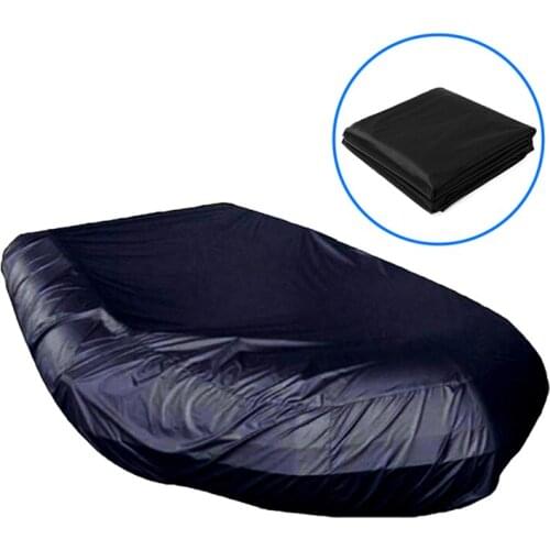 UV Resistant Inflatable Dinghy Cover Waterproof Rubber Boat Protection Cover Small Boat Fishing Kayak Cover