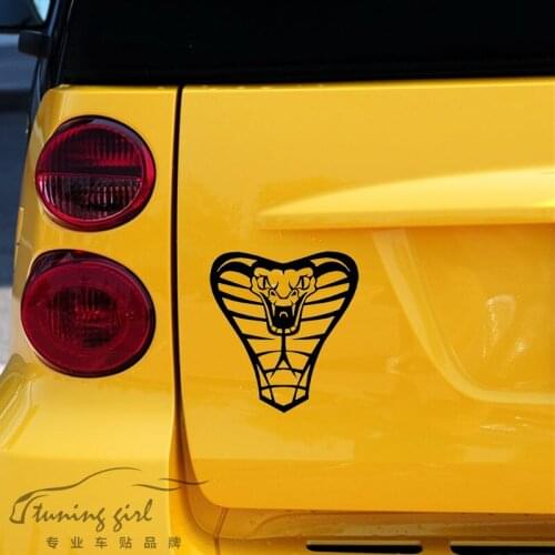 Car Stickers Snake Cobra Naja Funny Creative Decoration Decals For Trunk Windshield Auto Tuning Styling Vinyls D10