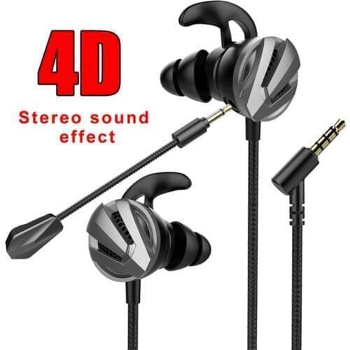 V6B earphone Mobile Phone Earphones with Microphone For oppo Oneplus Computer Game earphone aliexpress new arrival 2019