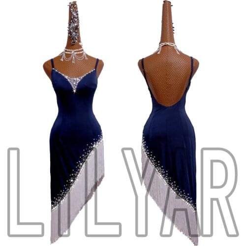 New Latin Dance Dress Competition Dress Costumes Skirt Performing Dress Adult Customize Children Red Matador Skirt Split Skirtes