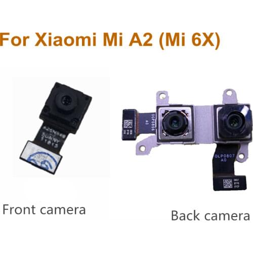 Front & Rear Camera For Xiaomi Mi 6X Back Camera Main Big Camera Flex Ribbon Cable Phone Replacement Repair Parts